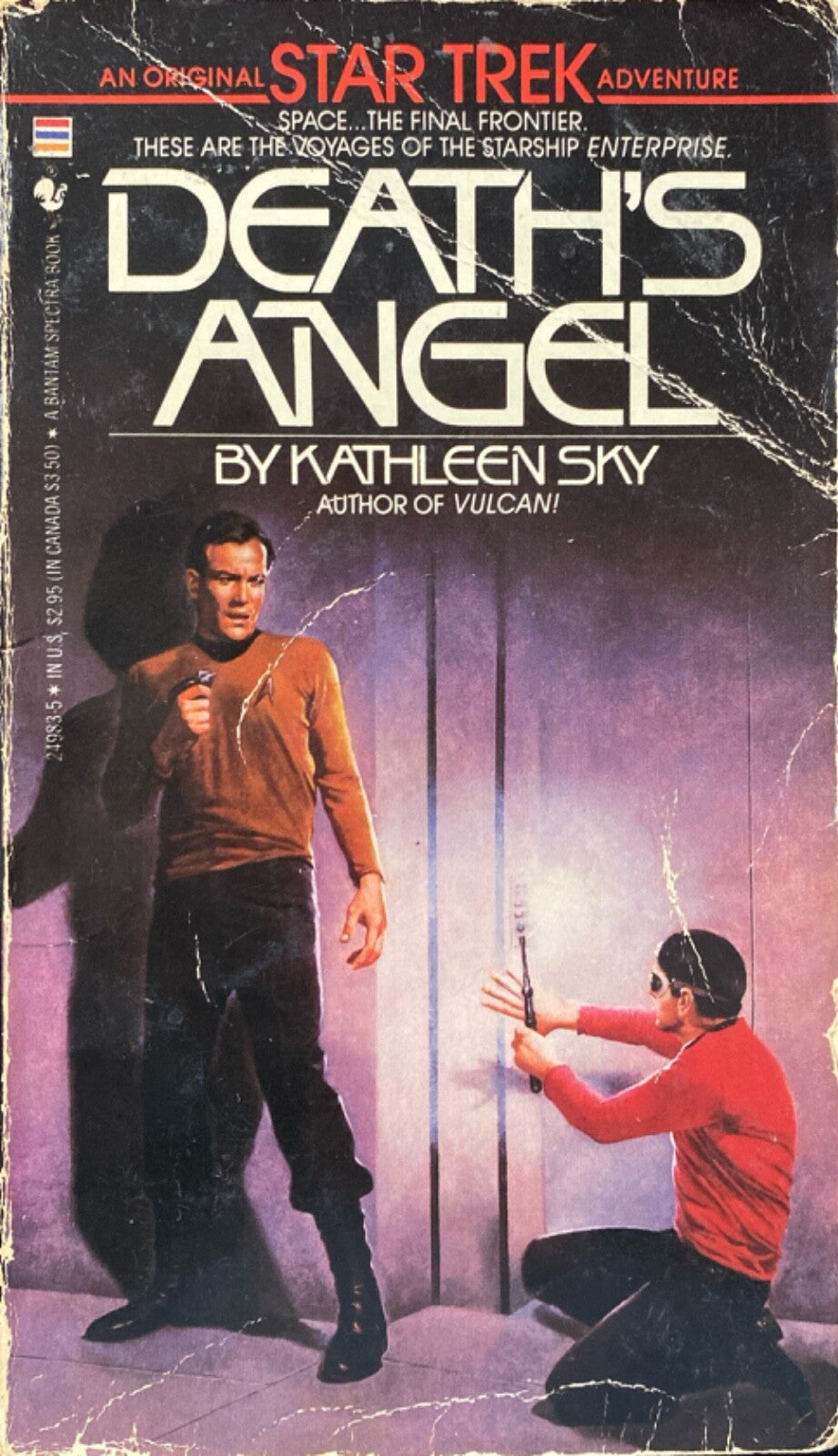 Star Trek: Death's Angel by Kathleen Sky 1985 Bantam Paperback