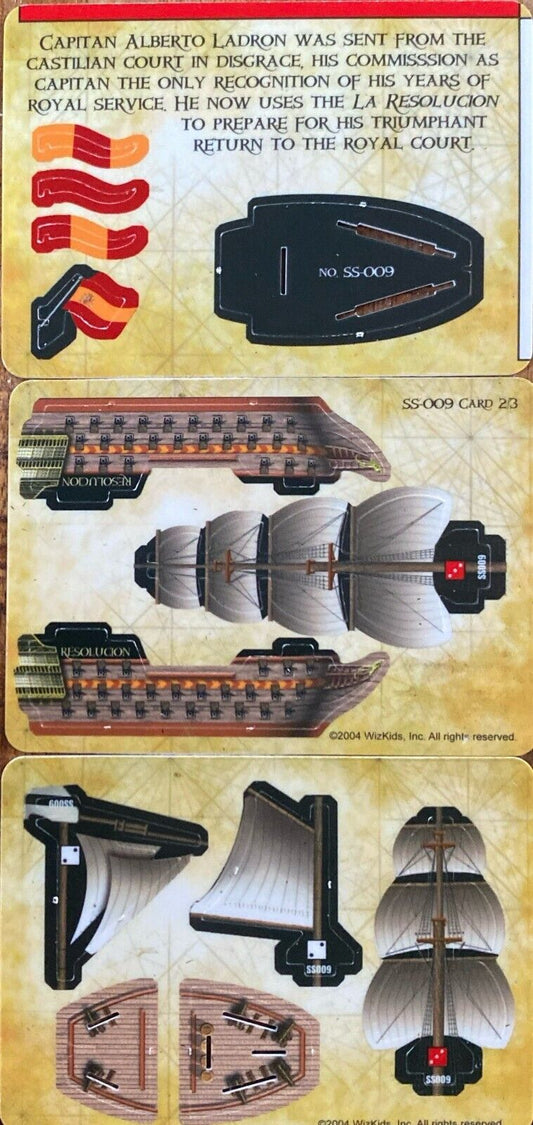 WizKids Pirates CSG of the Spanish Main SS-009 La Resolucion