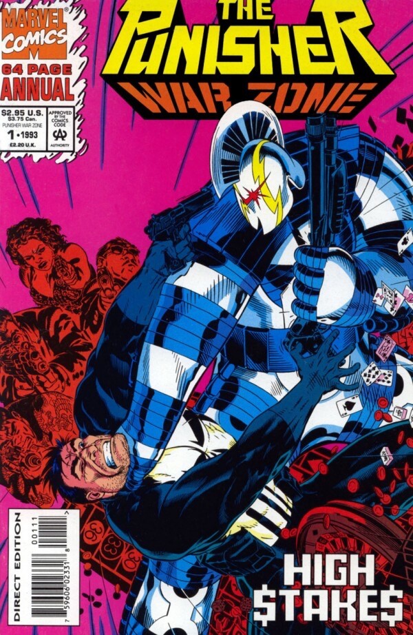 Marvel Comics Punisher War Zone Annual #1 Modern Age 1993 Polybag