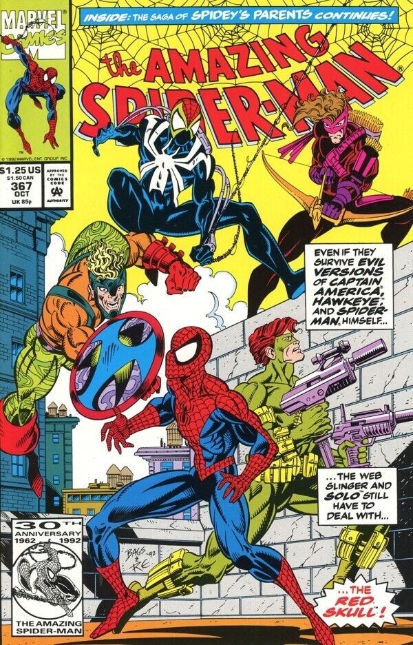 Marvel Comics Amazing Spider-man #367 Modern Age 1992