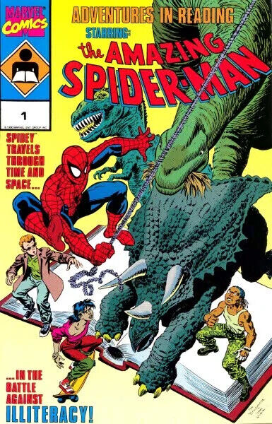 Marvel Comics Adventures in Reading Amazing Spider-man #1 Copper Age 1990
