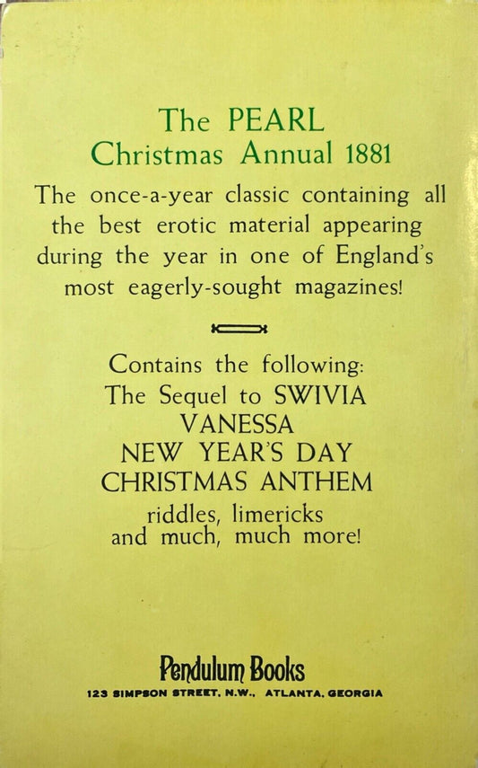 The Pearl Christmas Annual 1881 Pendulum 1967 Paperback