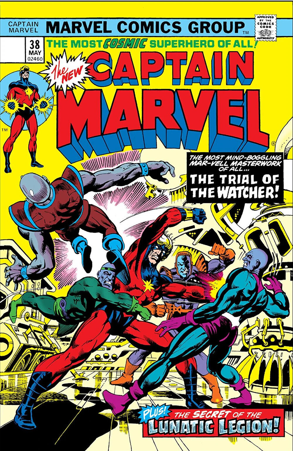 Marvel Comics Captain Marvel #38 1975 Bronze Age