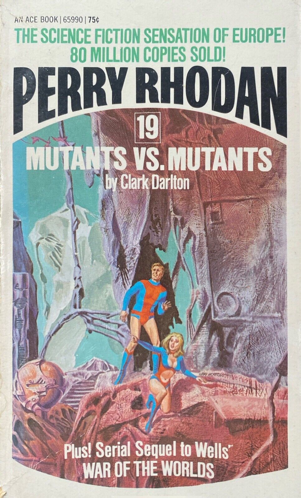 Perry Rhodan 19: Mutants vs. Mutants by Clark Darlton 1972 Ace Paperback