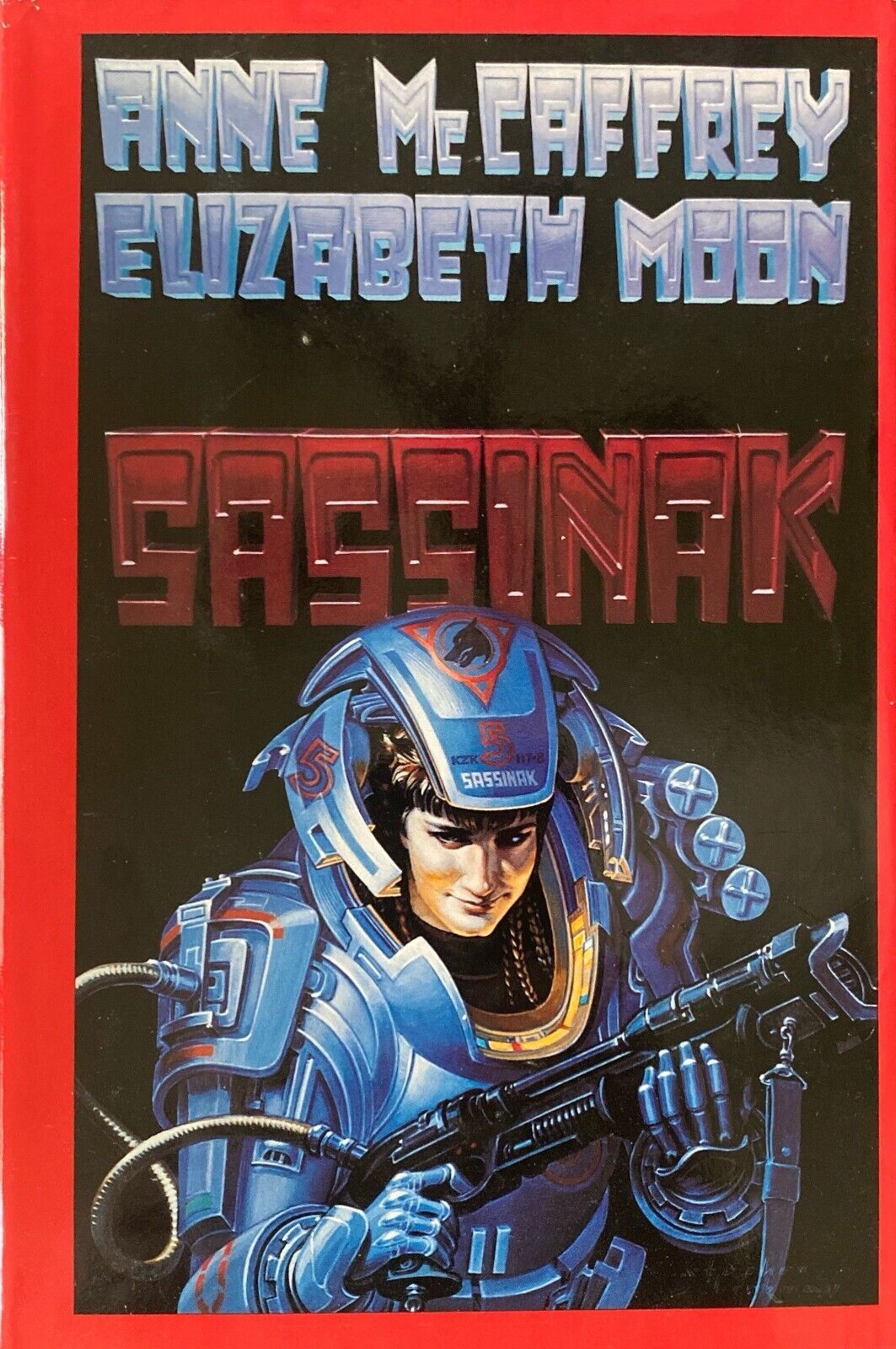 Sassinak by Anne McCaffrey & Elizabeth Moon 1990 Baen Hardcover BCE