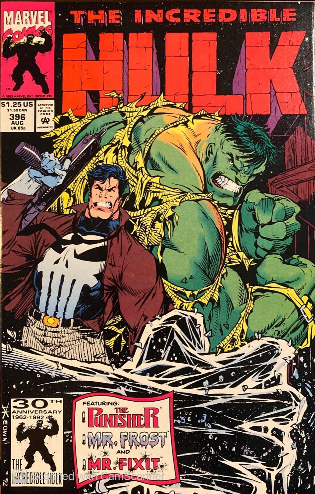 Marvel Comics Incredible Hulk #396 Modern Age 1992