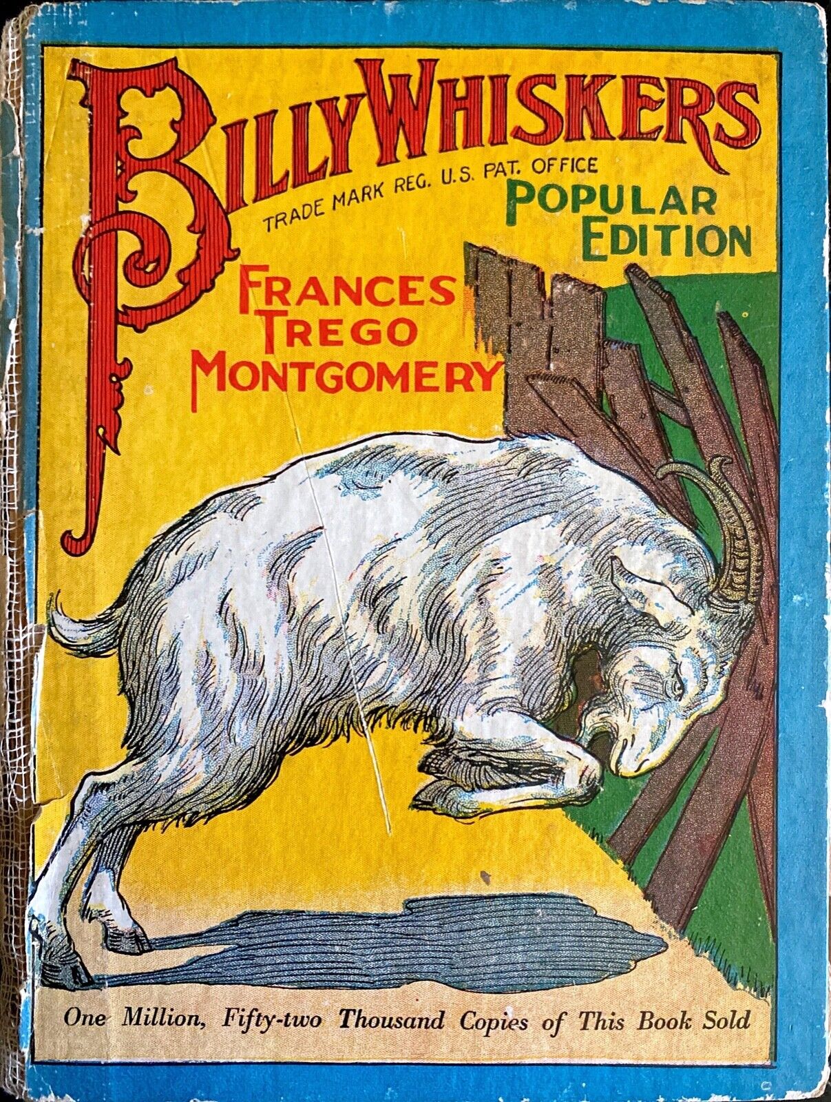 Billy Whiskers by Frances Trego Montgomery 1902 Saalfield Hardcover