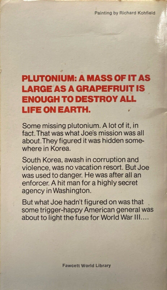 The Last Domino Contract by Philip Atlee 1976 Fawcett Gold Medal Paperback