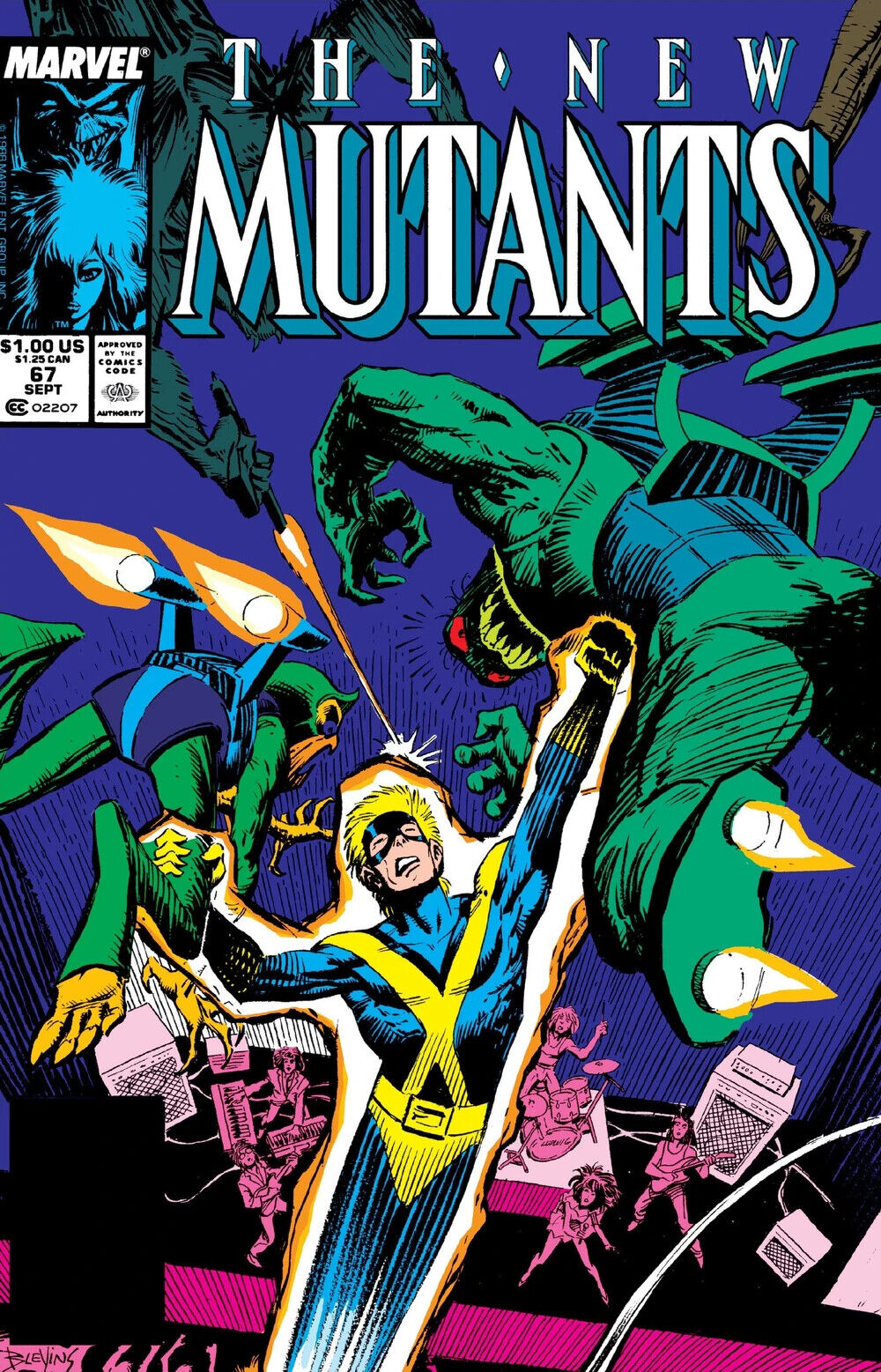Marvel Comics New Mutants #67 Copper Age 1988