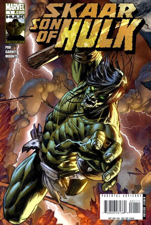 Marvel Comics Skaar: Son of Hulk #1 Modern Age 2008 Origin Issue