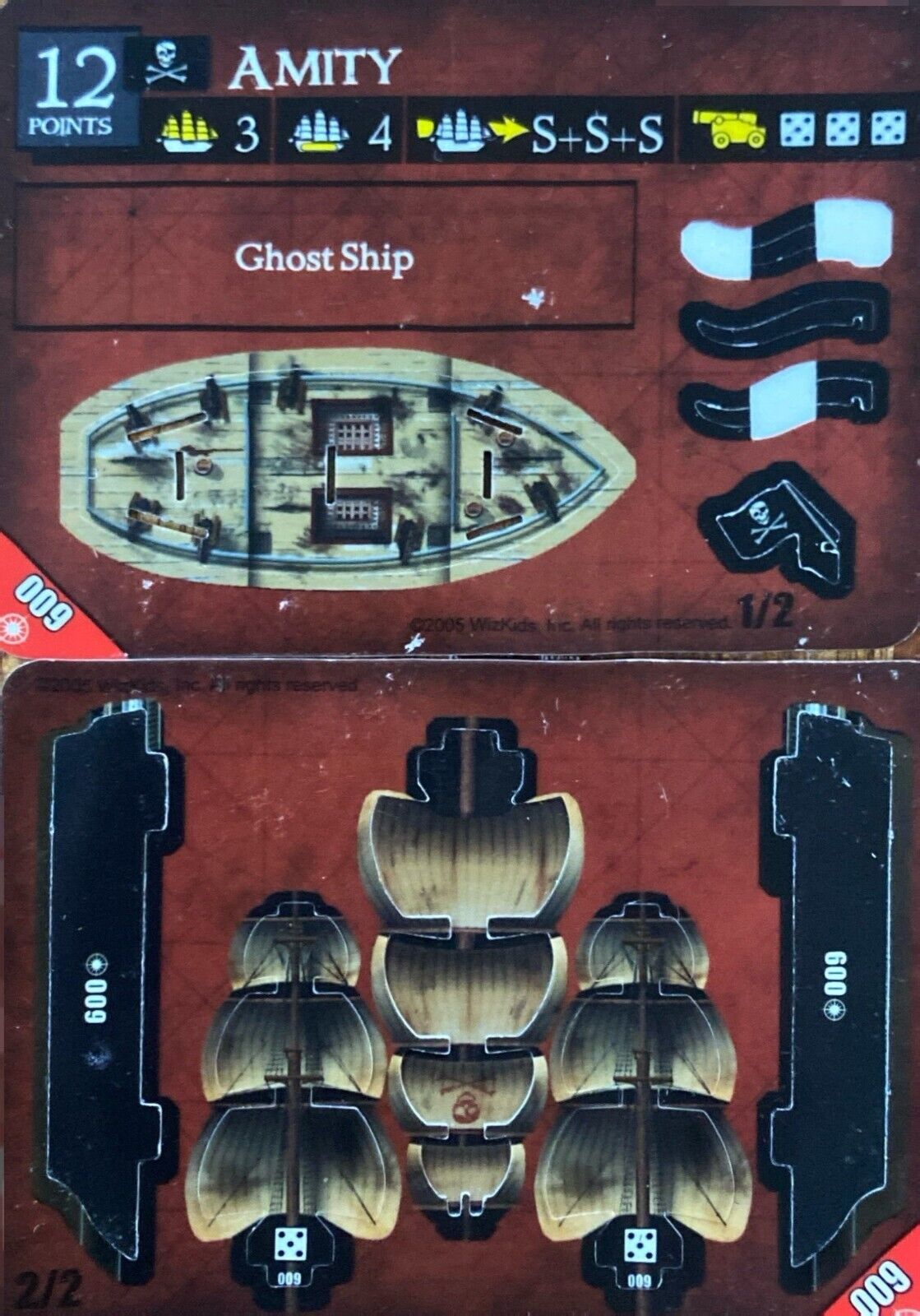 WizKids Pirates CSG of the Crimson Coast 009 Amity