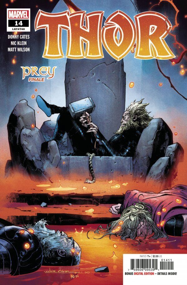 Marvel Comics Thor #14 (Legacy #740) Modern Age 2021 Variant