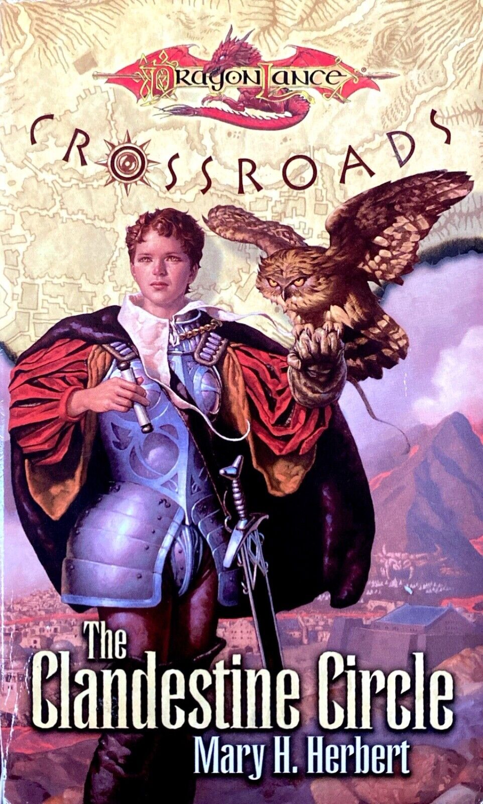 The Clandestine Circle by Mary H. Herbert 2000 Wizards Paperback D&D Dragonlance