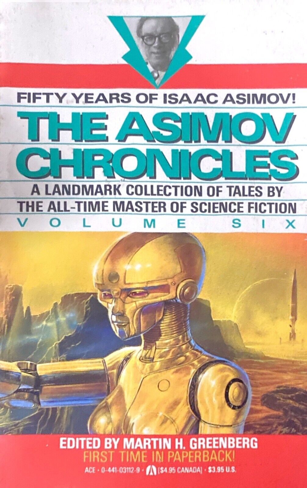 The Asimov Chronicles Volume Six by Isaac Asimov 1991 Ace Paperback