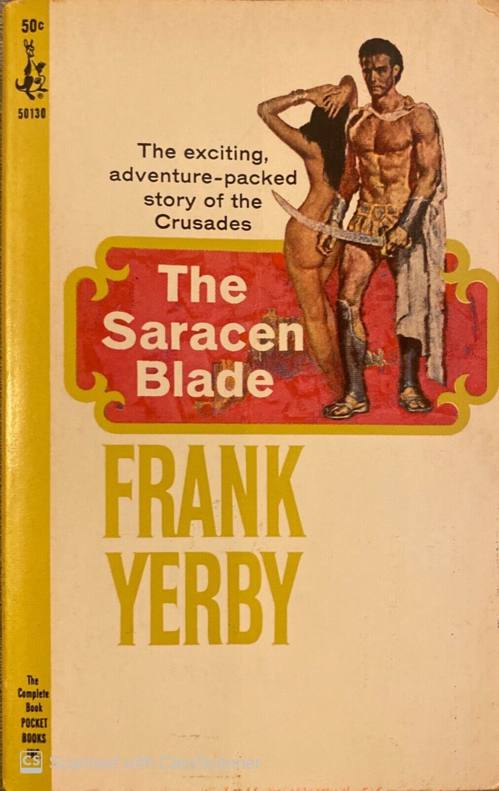 The Saracen Blade by Frank Yerby 1965 Pocket Paperback