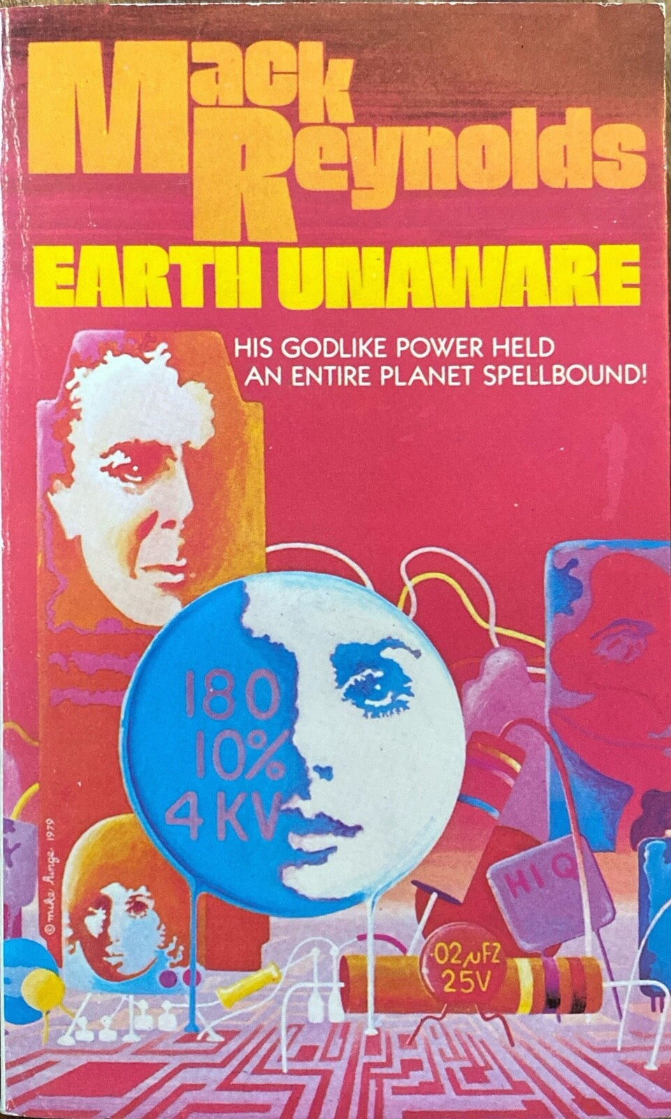Earth Unaware by Mack Reynolds 1983 Ace Stoneshire Paperback Import