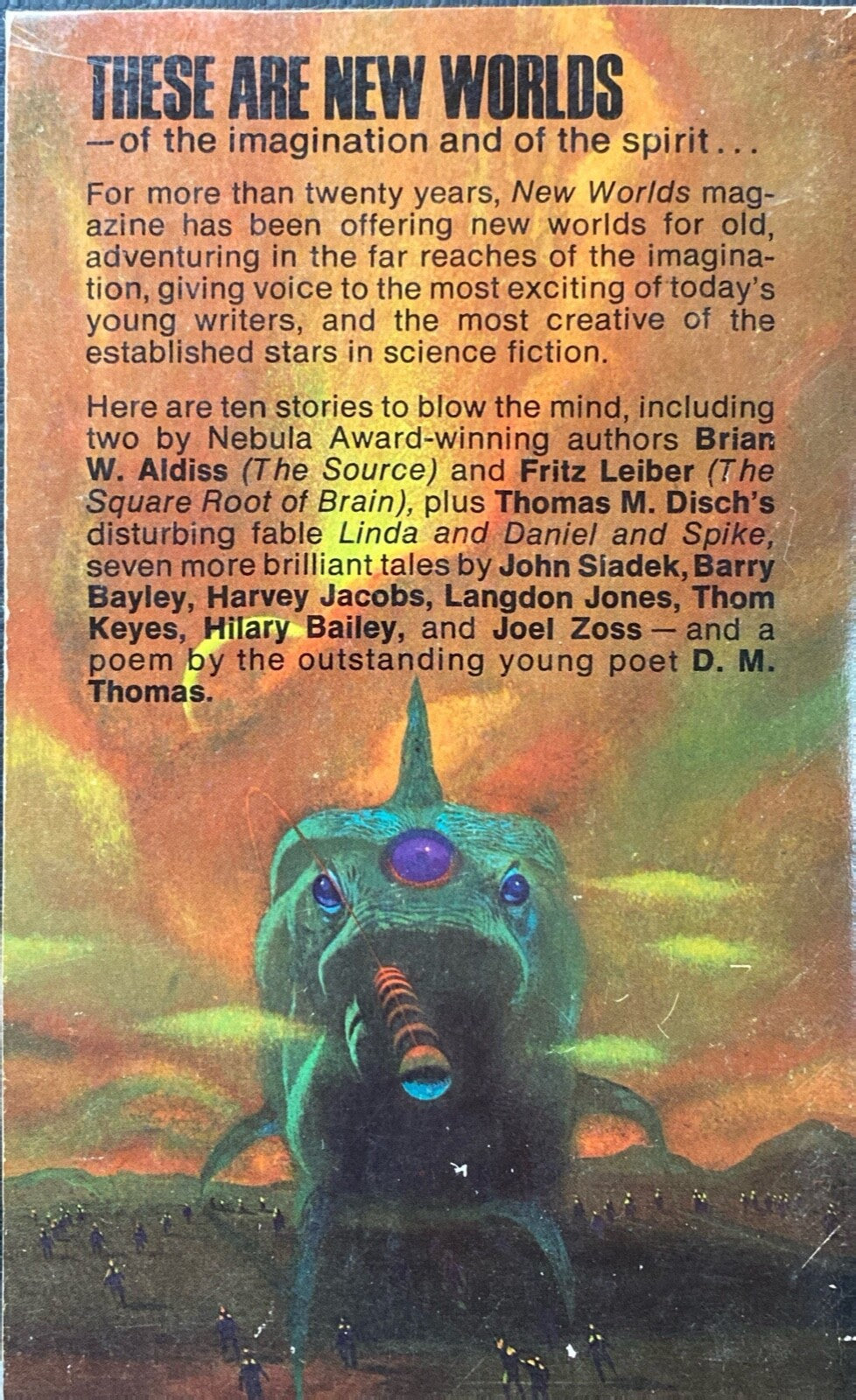 The Best SF Stories From New Worlds 4 ed. by Moorcock 1971 Berkley S1943 PB