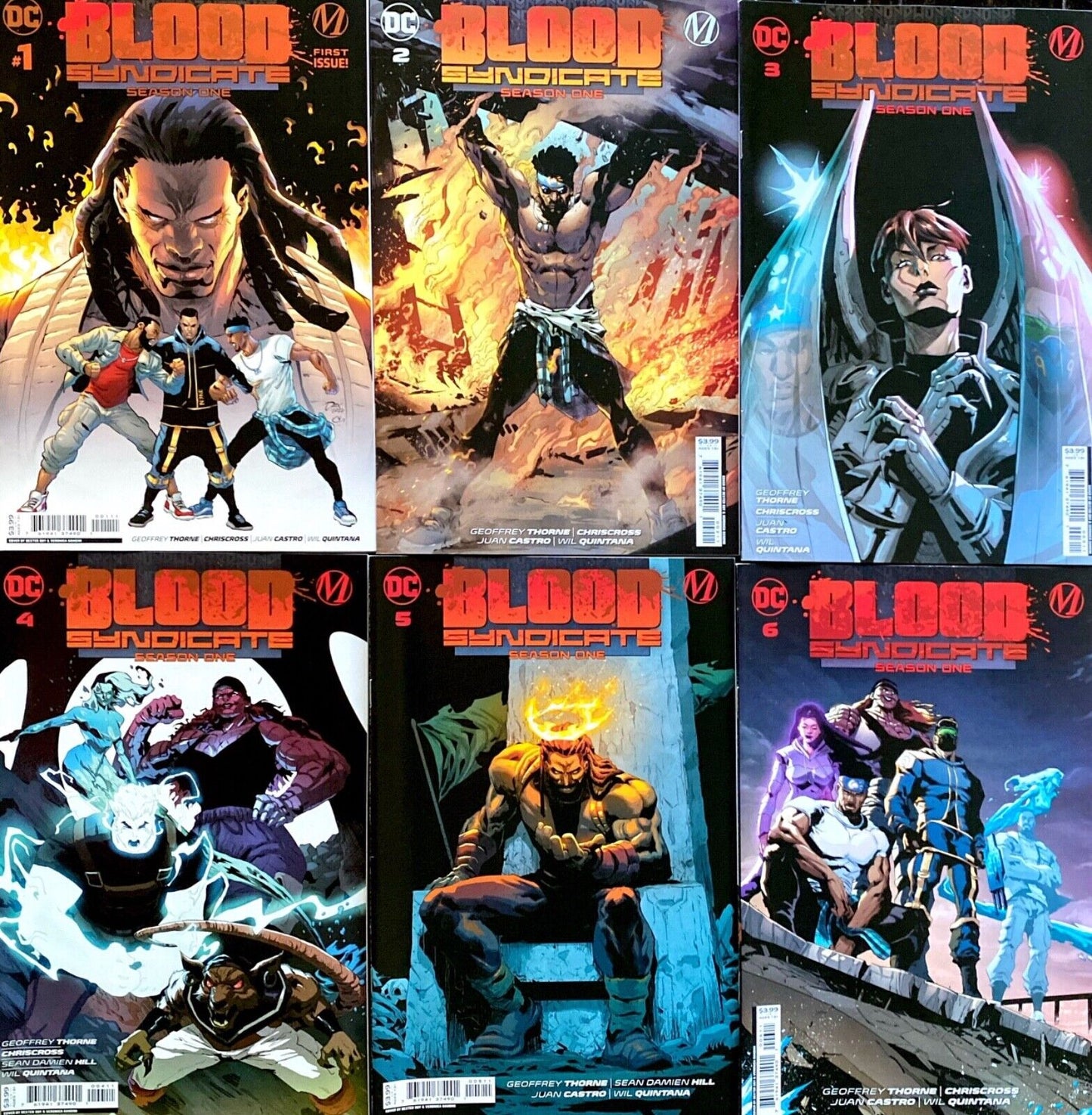 DC Comics Blood Syndicate: Season One #1-6 Modern Age 2022 Complete
