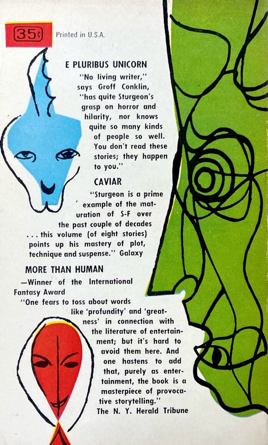 E Pluribus Unicorn by Theodore Sturgeon 1953 Ballantine 179 Paperback