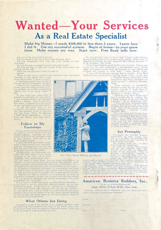 The Wide World Magazine No. 351 Vol. 59 July 1927 London Pulp