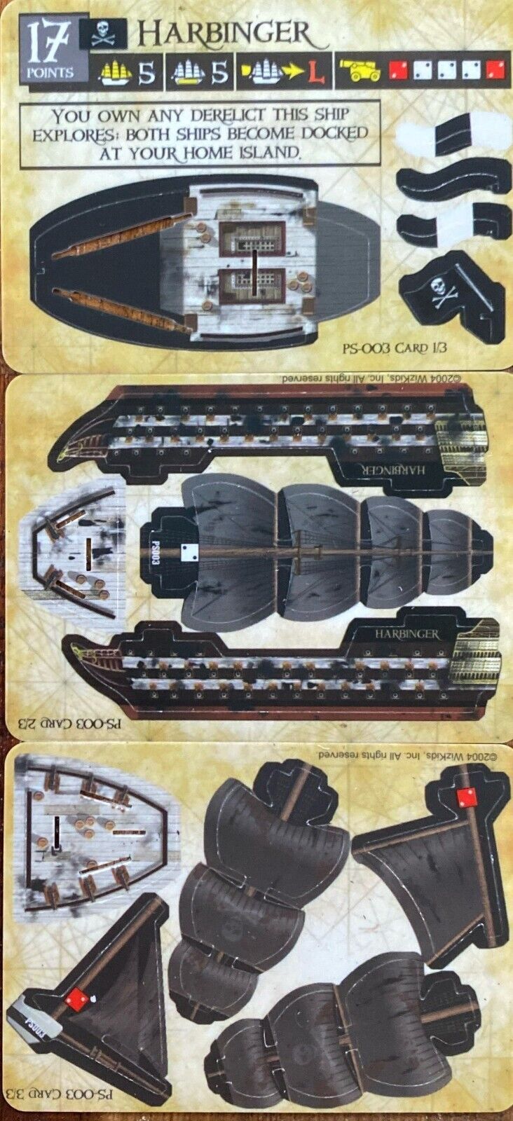 WizKids Pirates CSG of the Spanish Main PS-003 Harbinger