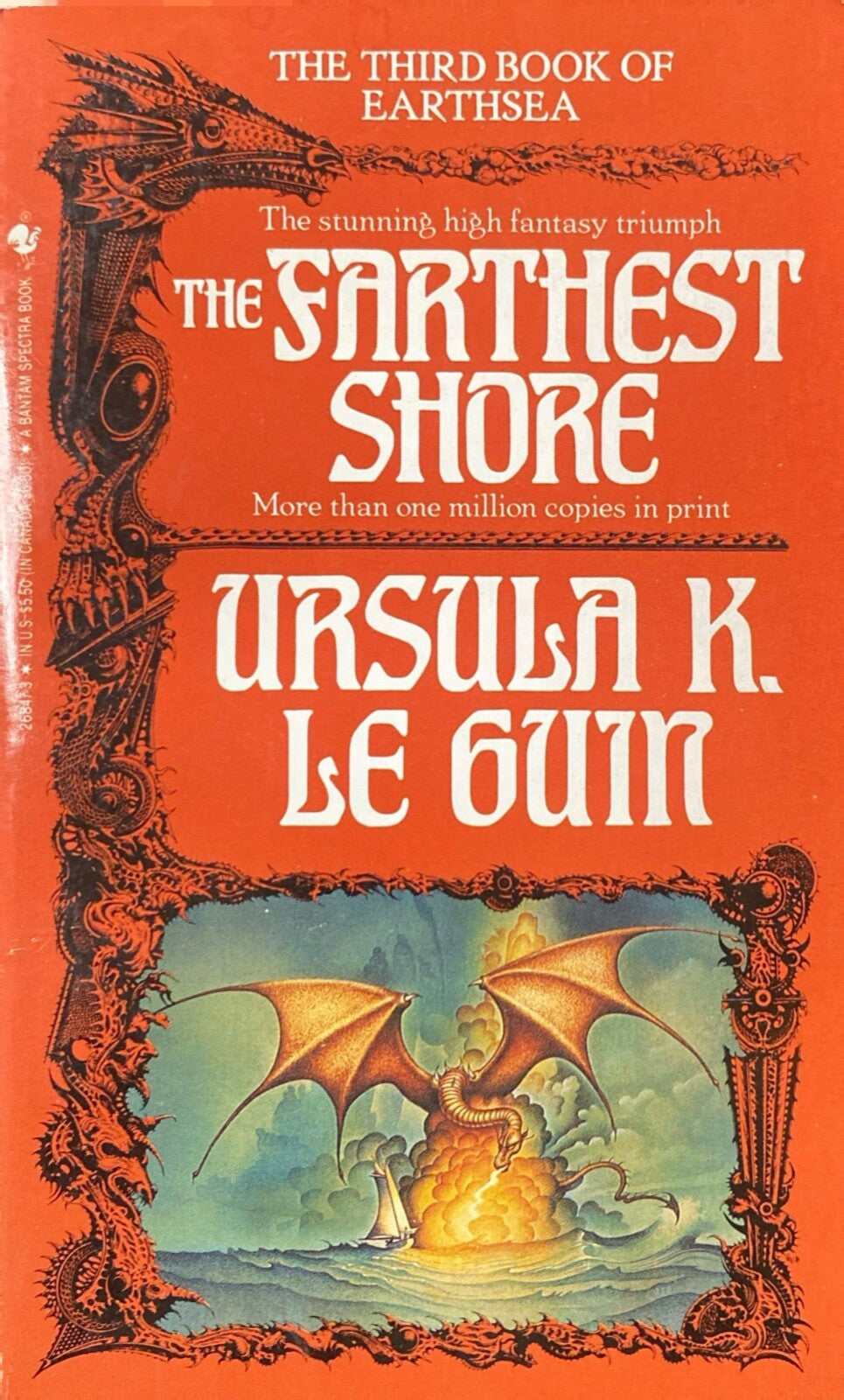 The Earthsea Quartet by Ursula K. LeGuin 1990s Bantam Spectra Paperback