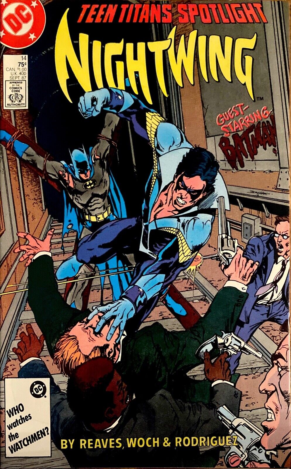 DC Comics Teen Titans Spotlight #14 Copper Age 1987 First Solo Nightwing