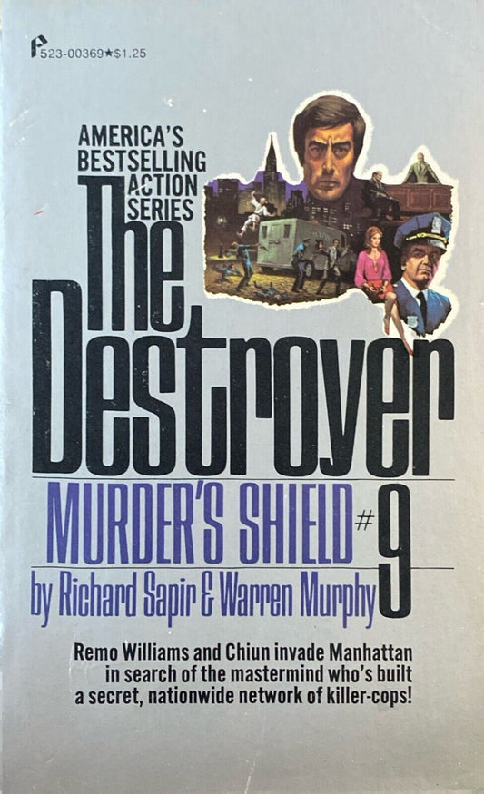 The Destroyer #9 Murder's Shield by Warren Murphy & Richard Sapir 1974