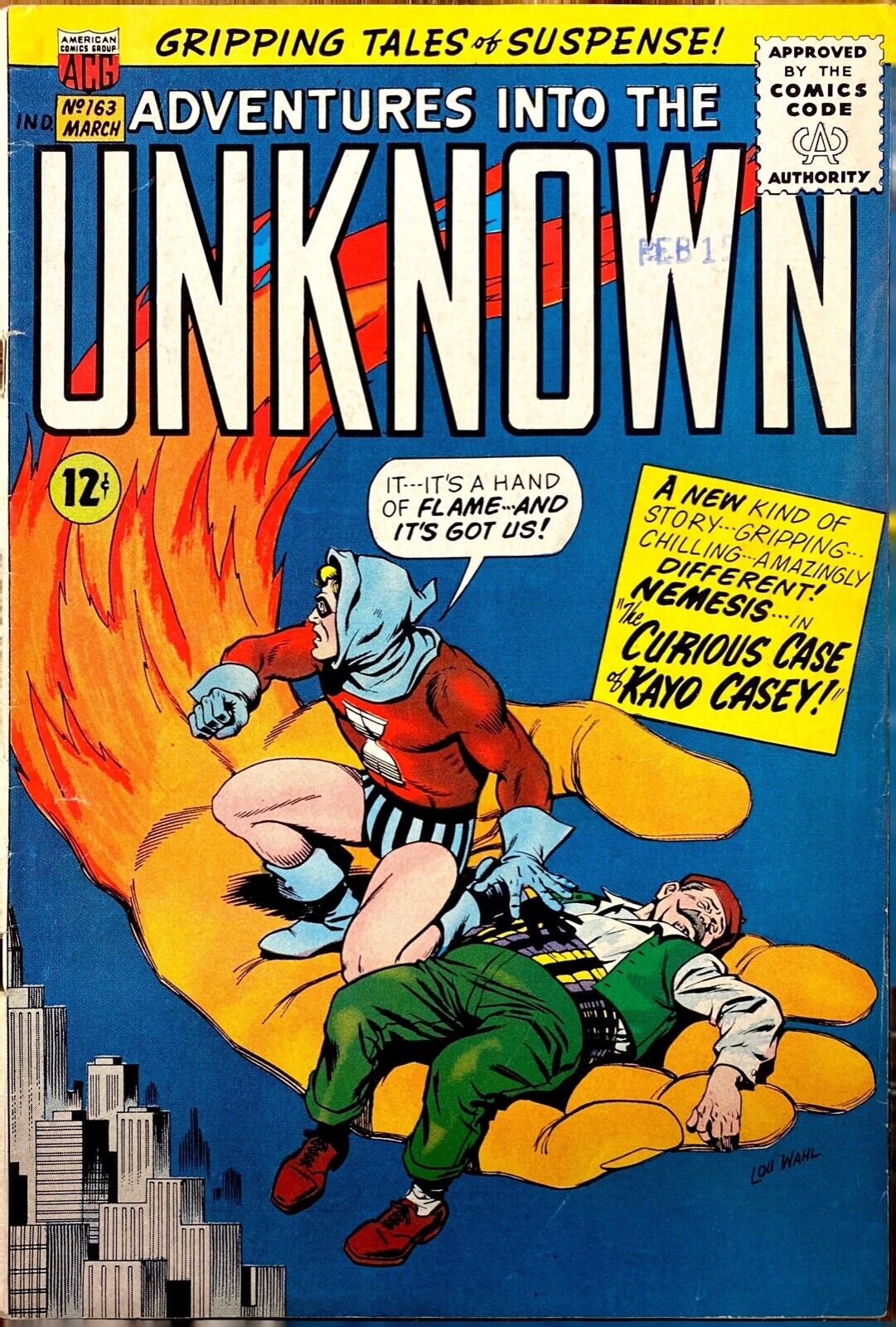 American Comics Group Adventures Into the Unknown #163 Silver Age 1966