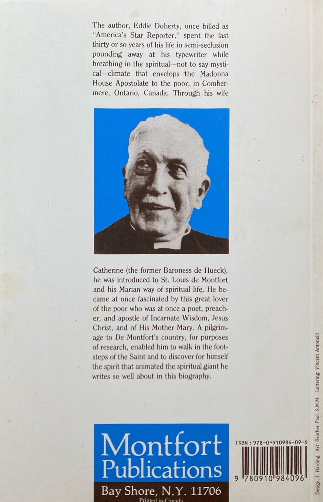 Wisdom's Fool: A Biography of St. Louis de Montfort by Eddie Doherty Paperback