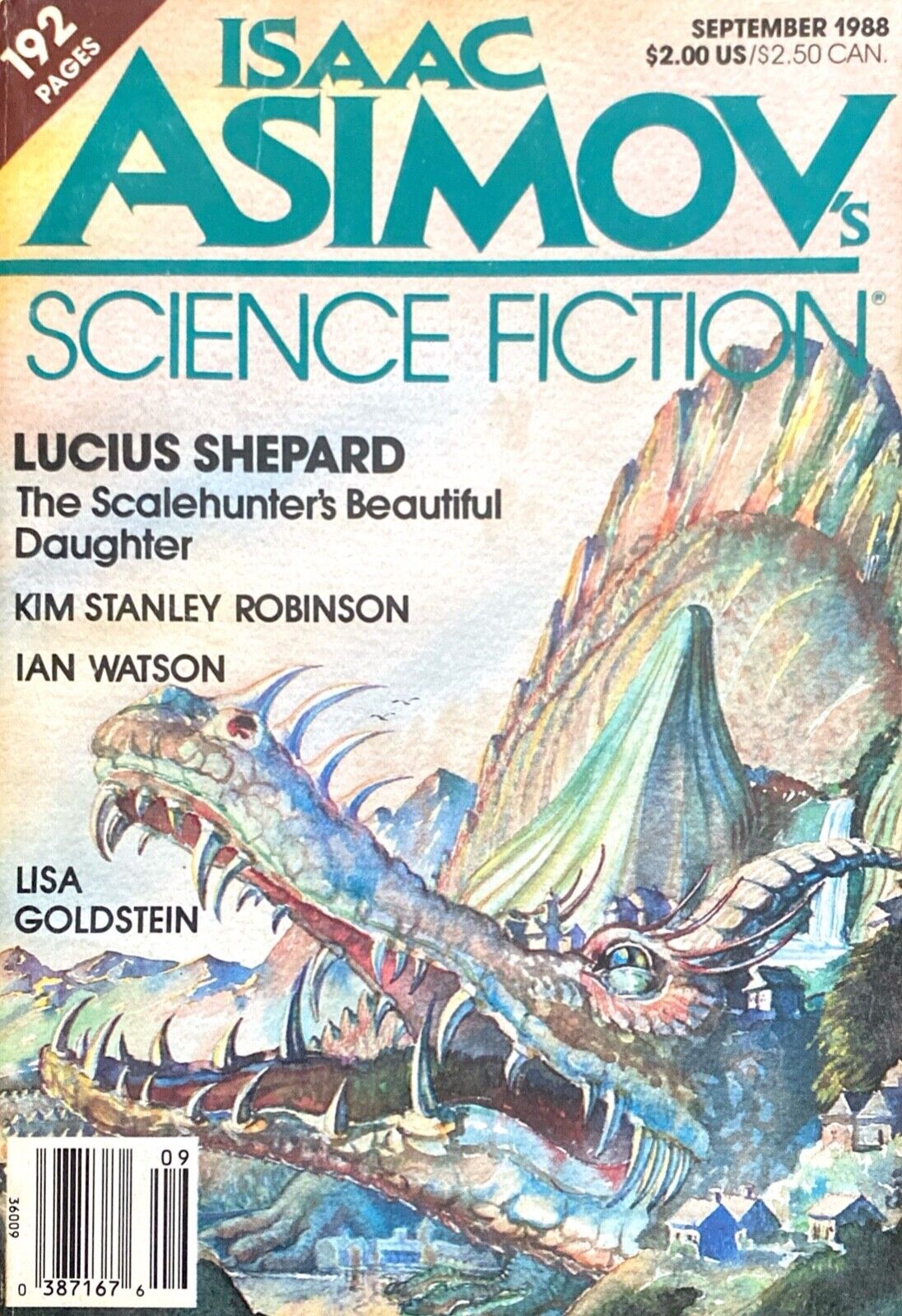 Isaac Asimov's Science Fiction Volume 12 No. 9 September 1988