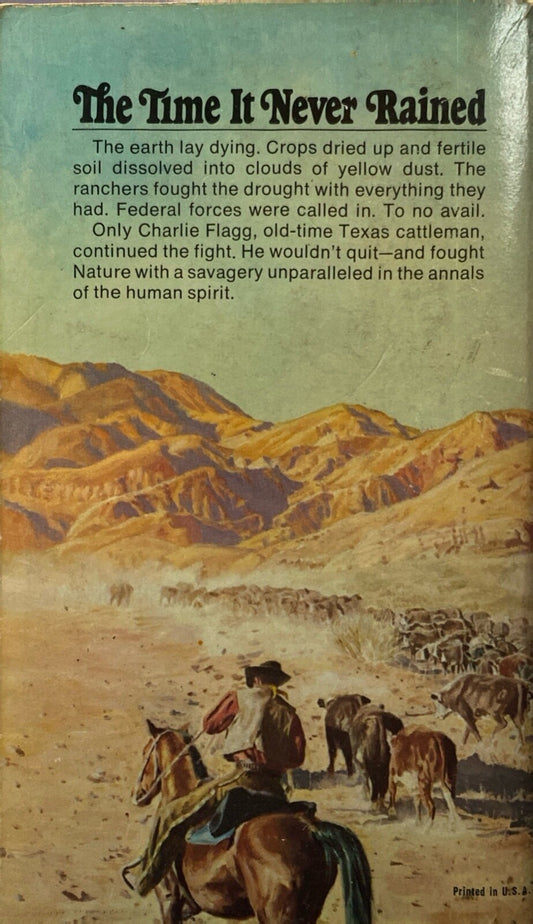 The Time It Never Rained by Elmore Kelton 1973 Ace 80270 Paperback