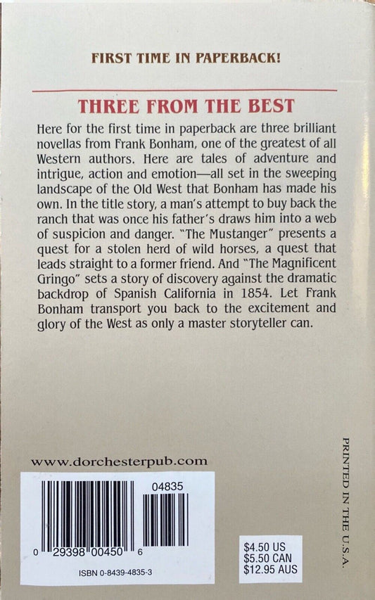 The Canon of Maverick Brands by Frank Bonham 2001 Leisure Paperback