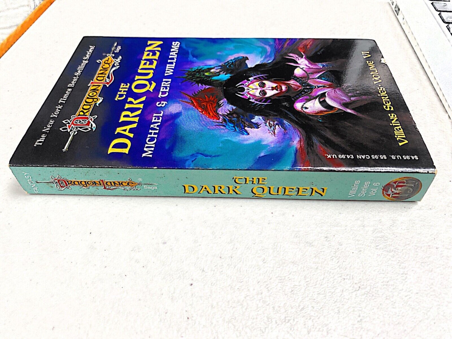 The Dark Queen by Michael & Teri Williams 1994 Paperback Dragonlance Villains