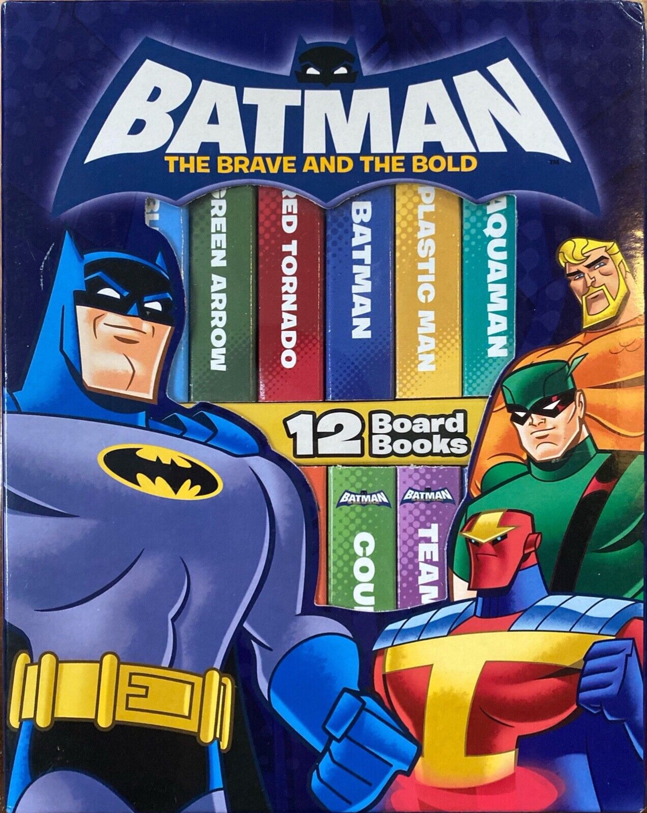 Batman: The Brave and the Bold 2010 My First Library Board Books Set of 12
