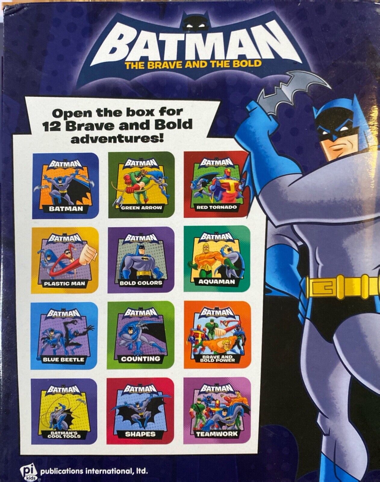 Batman: The Brave and the Bold 2010 My First Library Board Books Set of 12