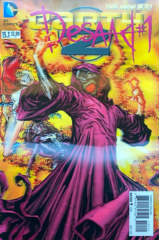 DC Comics Earth 2 #15.1 Modern Age 2013 Lenticular