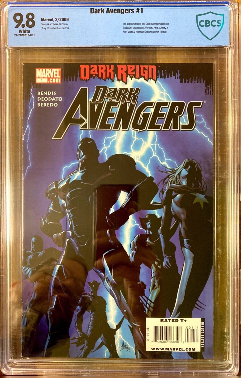 Marvel Comics Dark Avengers #1 Modern Age 2009 CBCS 9.8 not CGC