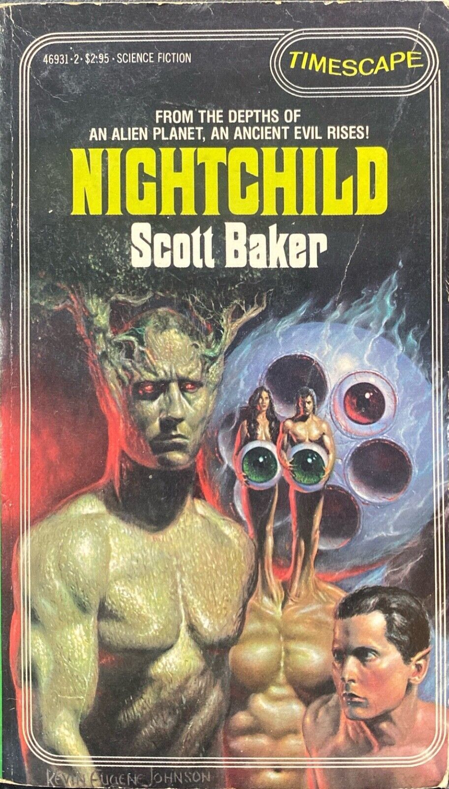 Nightchild by Scott Baker 1983 Pocket Timescape Paperback