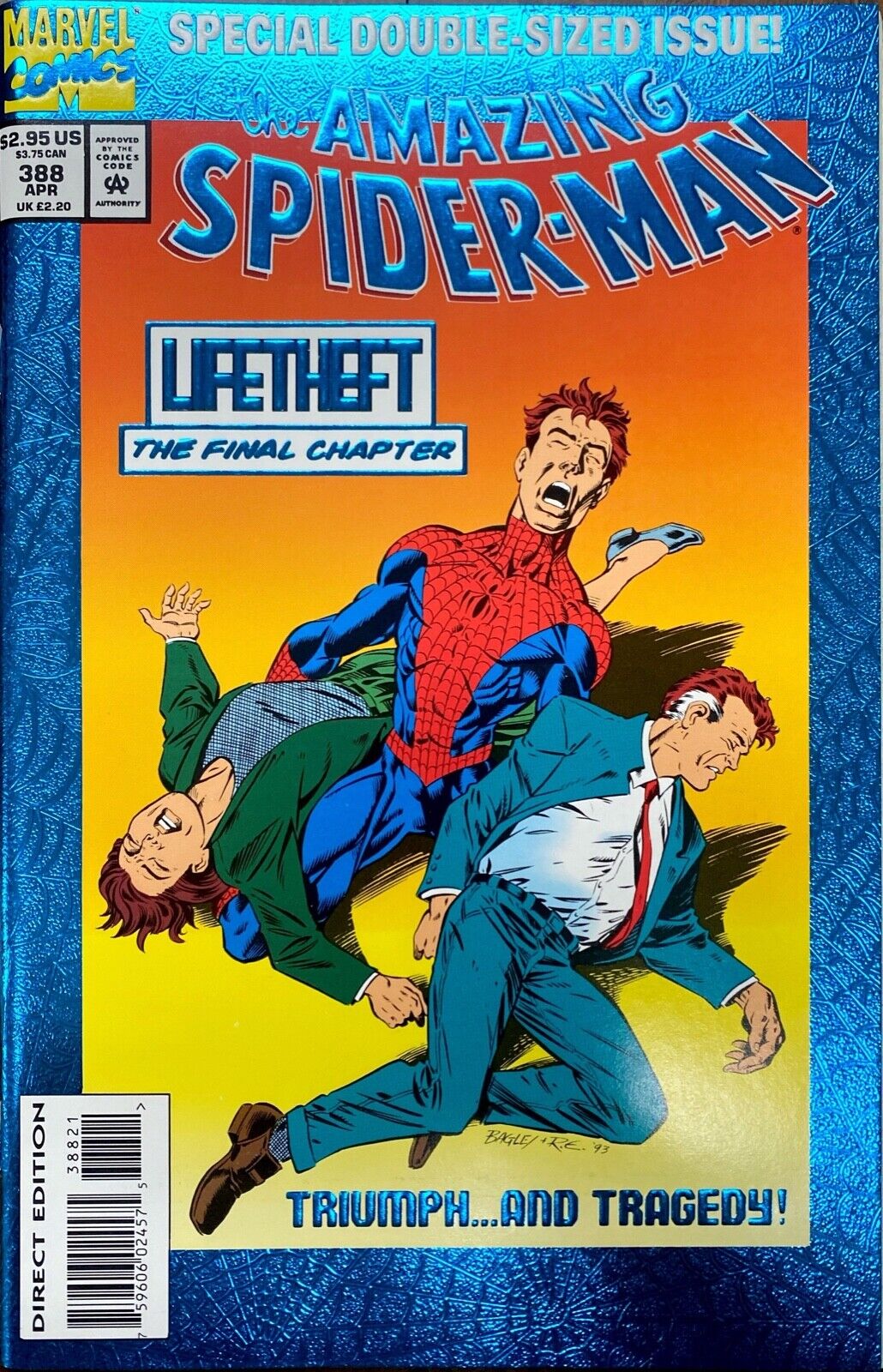 Marvel Comics Amazing Spider-man #388 Modern Age 1994 Lifetheft