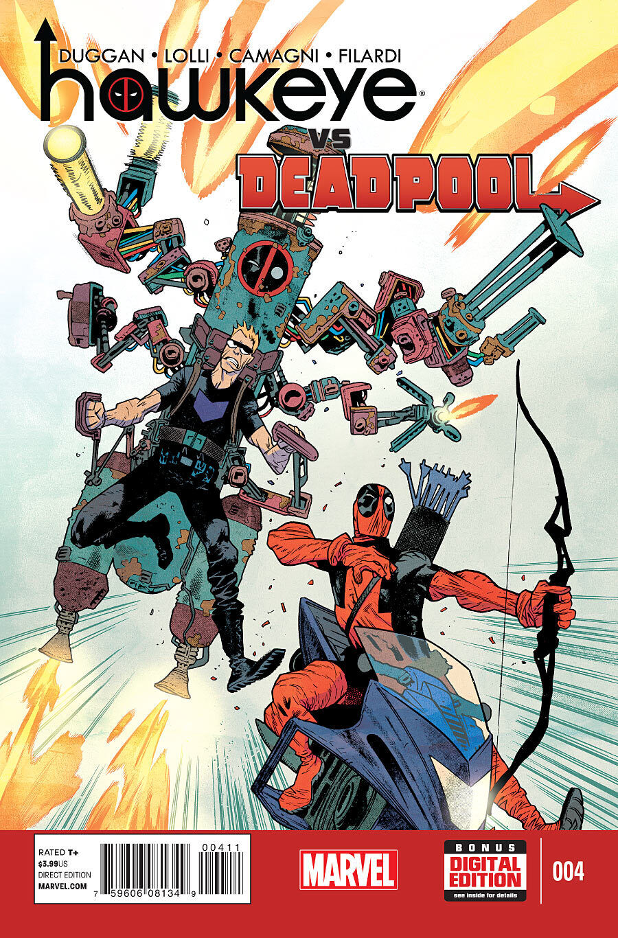 Marvel Comics Hawkeye vs. Deadpool #4 Modern Age 2015