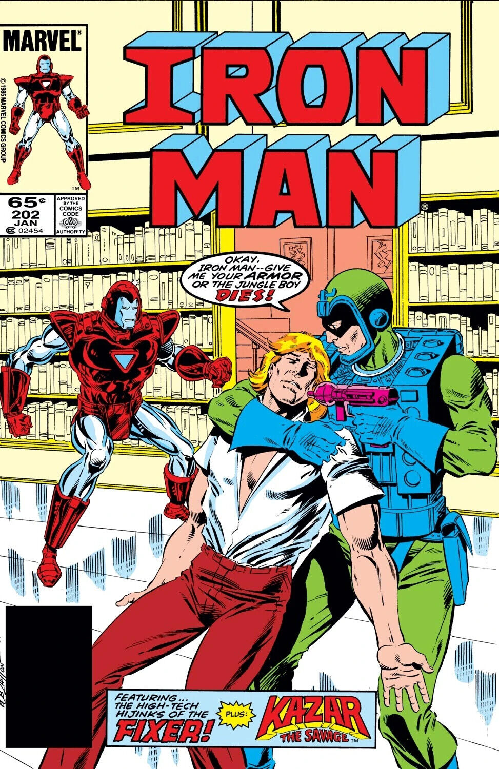 Marvel Comics Iron Man #202 Copper Age 1986