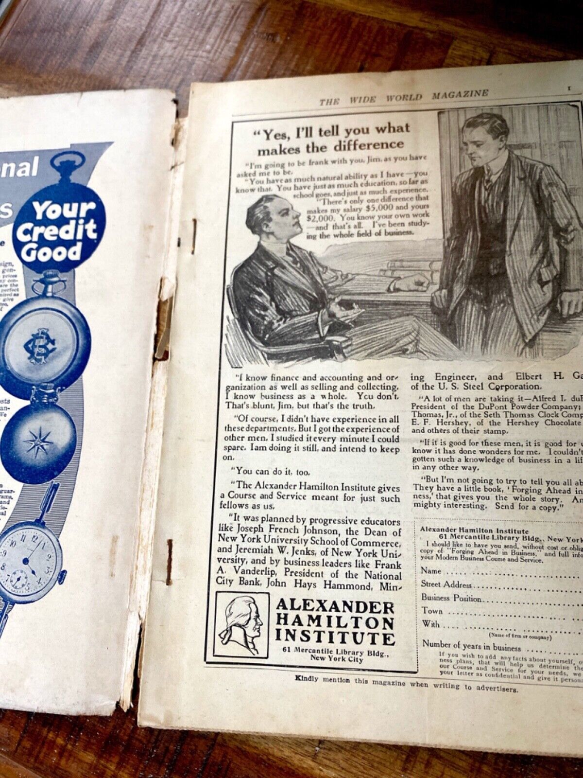 The Wide World Magazine No. 210 Vol. 35 October 1915 London Pulp