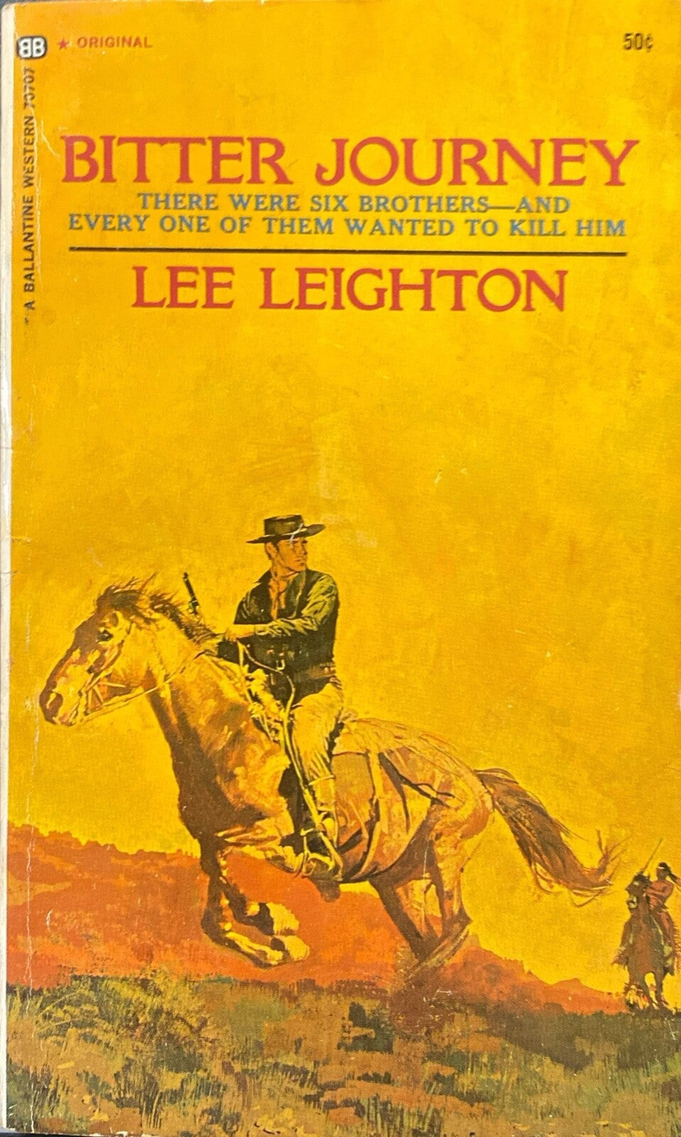 Bitter Journey by Lee Leighton 1969 Ballantine 70707 Paperback