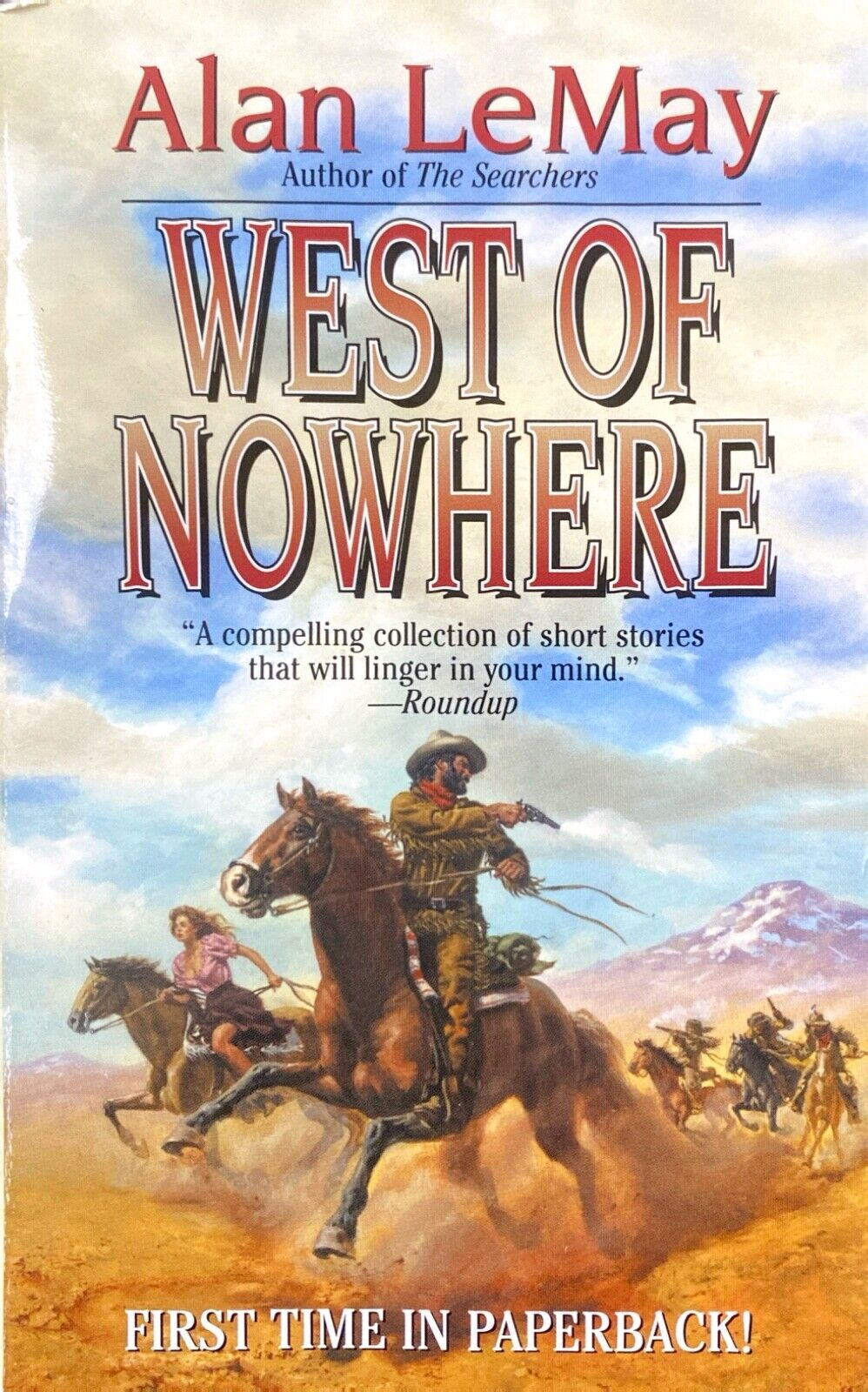West of Nowhere by Alan LeMay 2003 Leisure Paperback