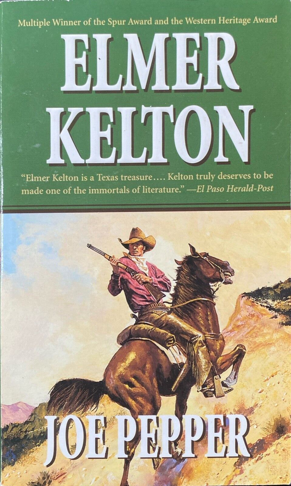 Joe Pepper by Elmore Kelton 2002 Forge Paperback