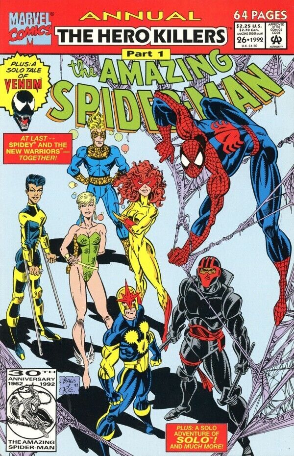 Marvel Comics Amazing Spider-man Annual #26 Modern Age 1992