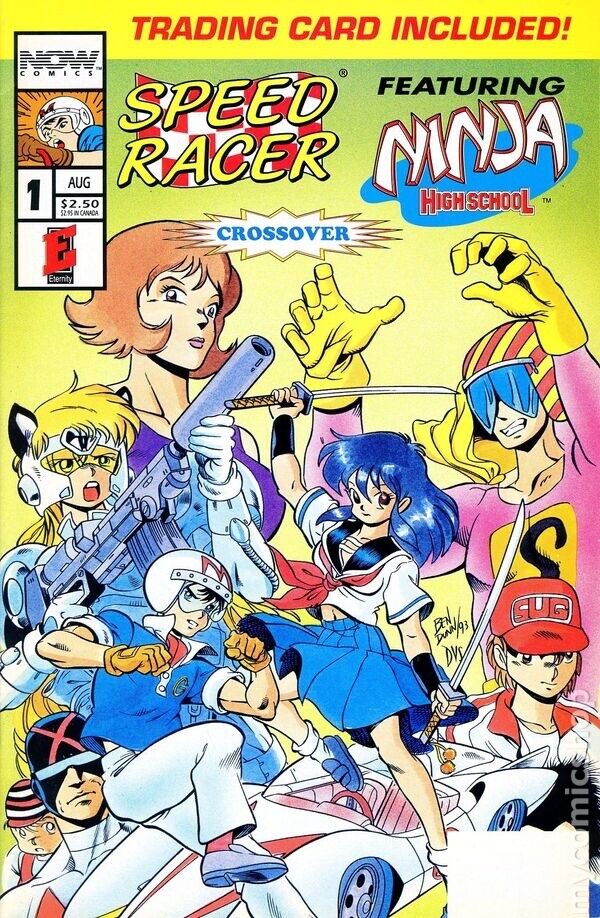 Now Comics Speed Racer Featuring Ninja High School #1 Modern Age 1993
