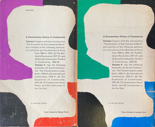 A Documentary History of Communism by Robert V. Daniels 1960 Vintage Paperback