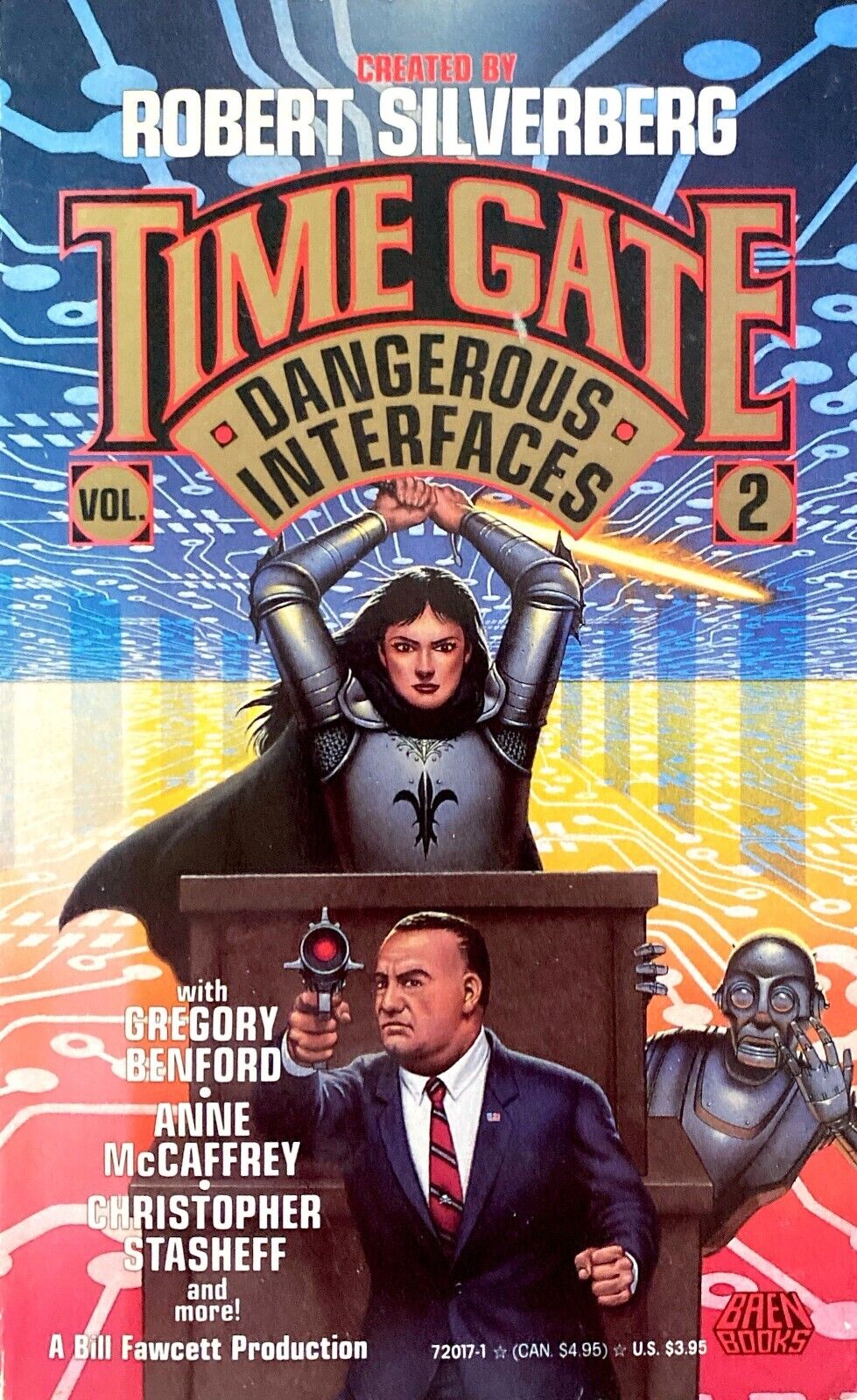 Time Gate Vol. 2: Dangerous Interfaces by Robert Silverberg 1990 Baen Paperback
